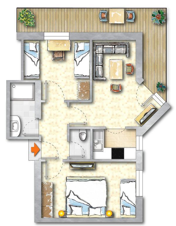 סן אנטון Landhaus Strolz מראה חיצוני תמונה